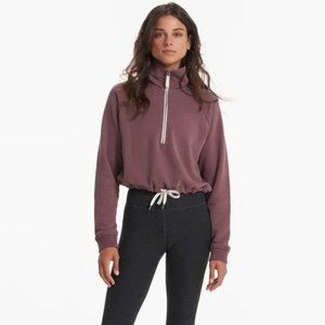Vuori Sedona Half Zip Chestnut Small S Womens Pullover Sweatshirt